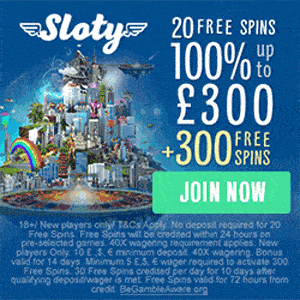 Sloty bringt dein Spielerlebnis in den Himmel - hoch über Las Vegas!