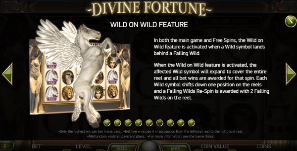 Wild on Wild Bonus Divine Fortune