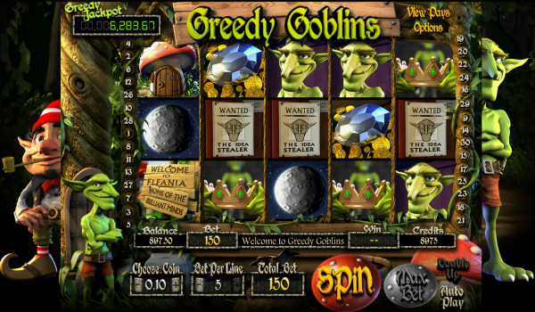 Greedy Goblins is one of the many entertaining jackpots that can be found in Betsoft Casinos